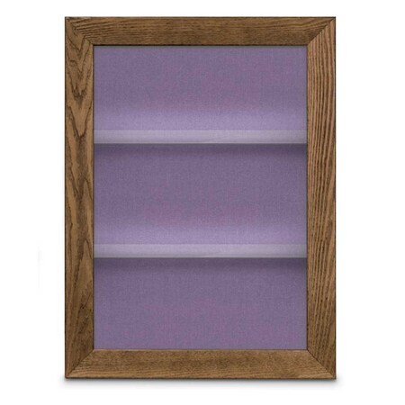 United Visual Products Outdoor Enclosed Combo Board, 42"x32", Blk Frame/Wht Porc & Ultramarine UVCB4232ODB-WHTPORC-ULTMAR